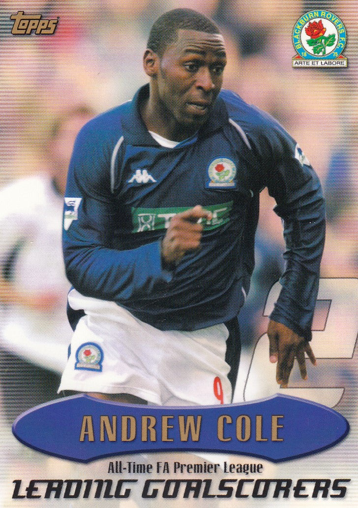 AT07. ANDREW COLE - BLACKBURN - LEADING GOALSCORERS