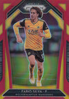 #149. RED PRIZM - 141. FABIO SILVA - WOLVERHAMPTON - CARD 57 OF 149