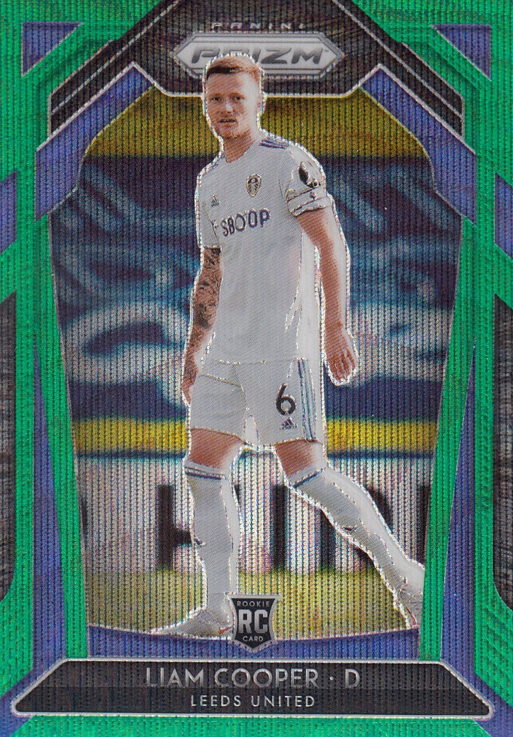 197. LIAM COOPER - LEEDS UNITED - ROOKIE - GREEN WAVE PRIZM