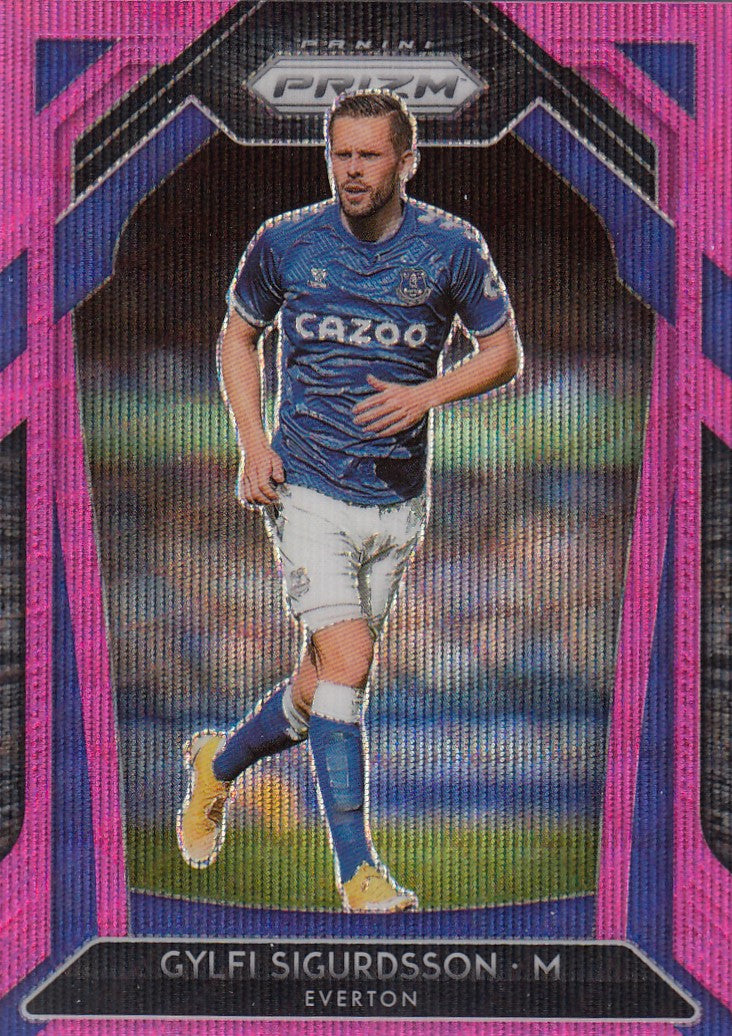 092. GYLFI SIGURDSSON - EVERTON - PINK WAVE PRIZM