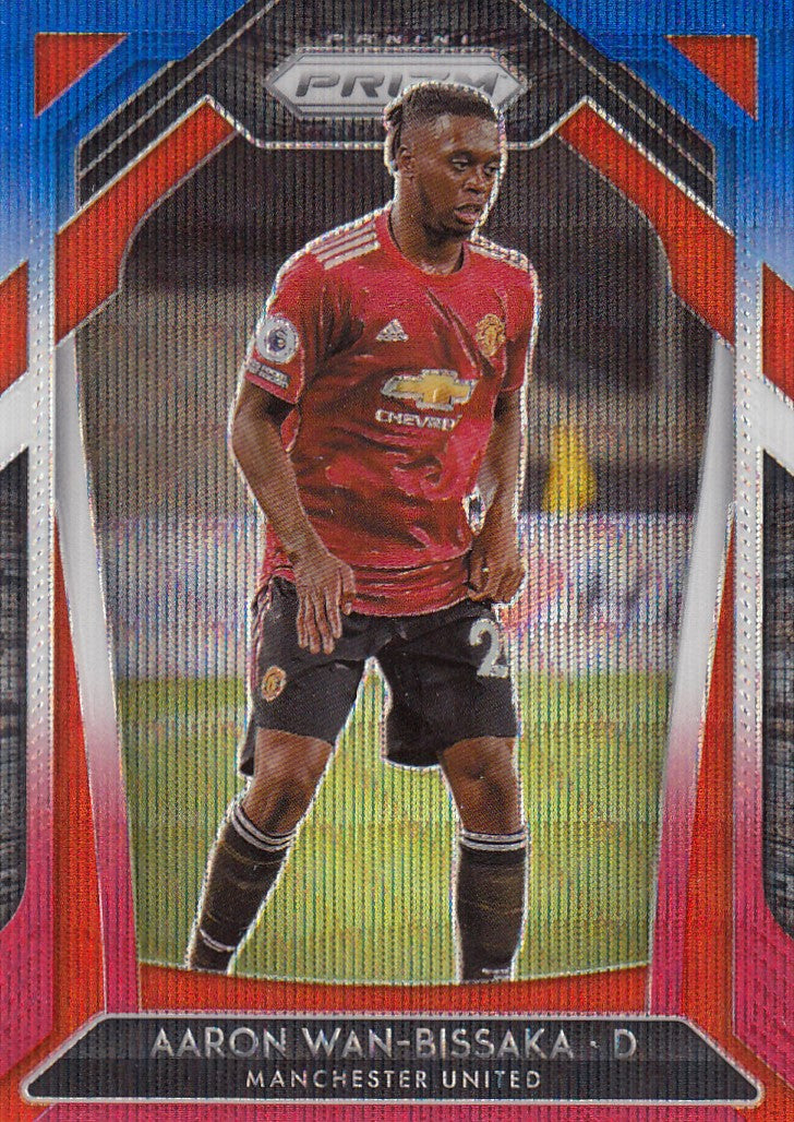 004. AARON WAN-BISSAKA - MANCHESTER UNITED - RED/WHITE/BLUE PRIZM