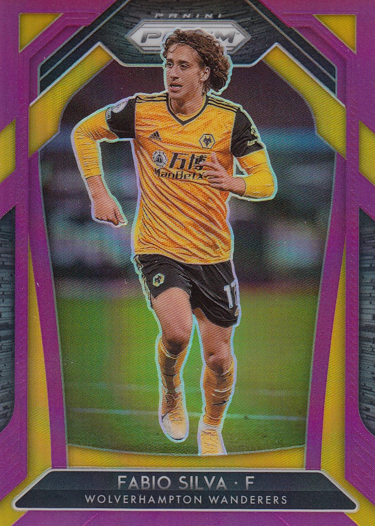 #099. BREAKAWAY VIOLET PRIZM - 141. FABIO SILVA - WOLVERHAMPTON - CARD 26 OF 99