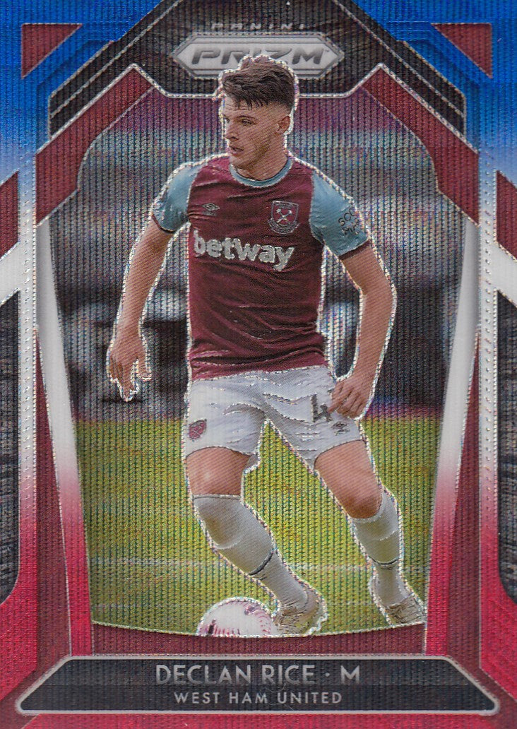 188. DECLAN RICE - WEST HAM UNITED - RED/WHITE/BLUE PRIZM