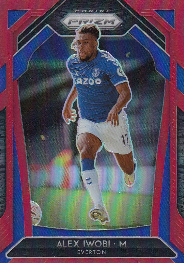 #149. RED PRIZM - 116. ALEX IWOBI - EVERTON - CARD 83 OF 149