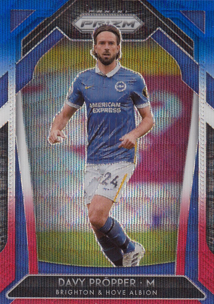172. DAVY PROPPER - BRIGHTON & HOVE ALBION - RED/WHITE/BLUE PRIZM