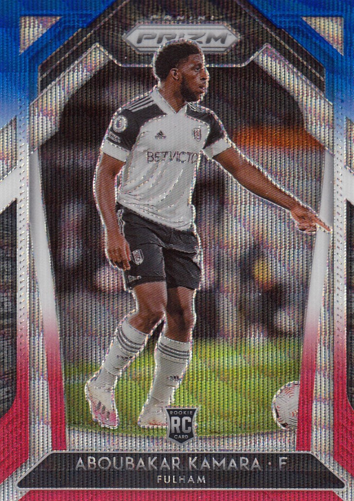 299. ABOUBAKAR KAMARA - FULHAM - ROOKIE - RED/WHITE/BLUE PRIZM