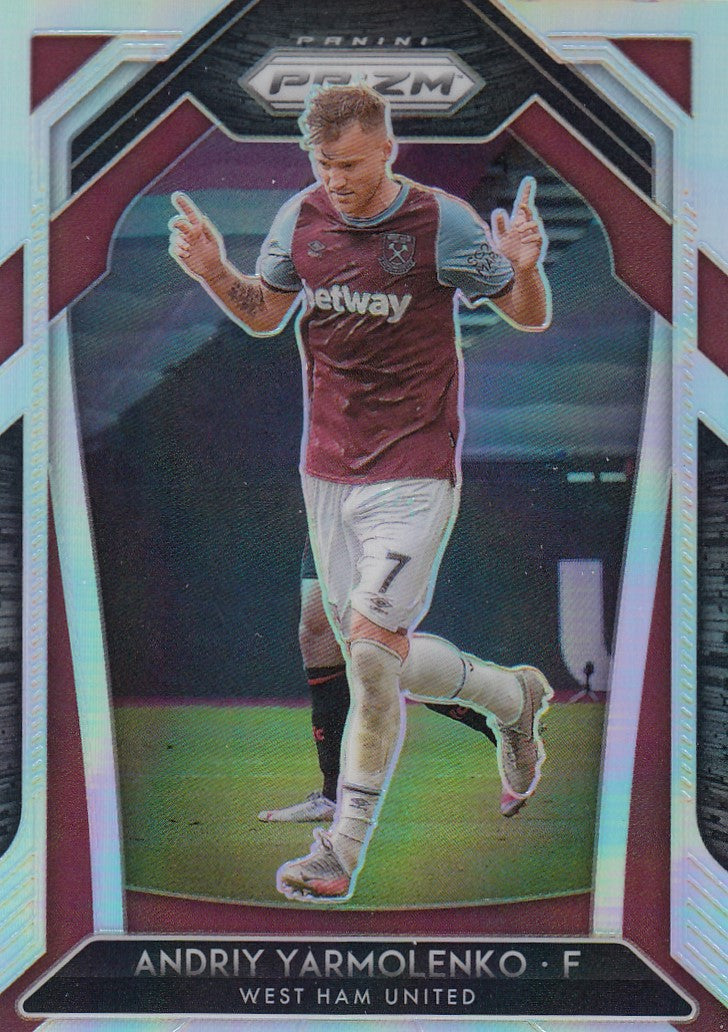 195. ANDRIY YARMOLENKO - WEST HAM UNITED - SILVER PRIZM