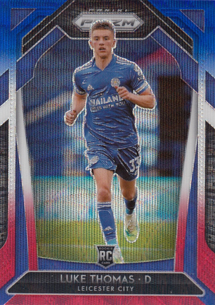 132. LUKE THOMAS - LEICESTER CITY - ROOKIE - RED/WHITE/BLUE PRIZM