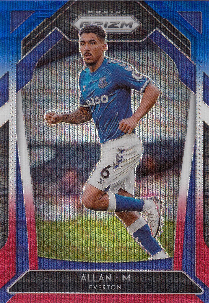 115. ALLAN - EVERTON - RED/WHITE/BLUE PRIZM