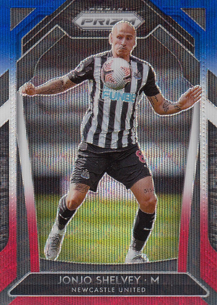 234. JONJO SHELVEY - NEWCASTLE UNITED - RED/WHITE/BLUE PRIZM