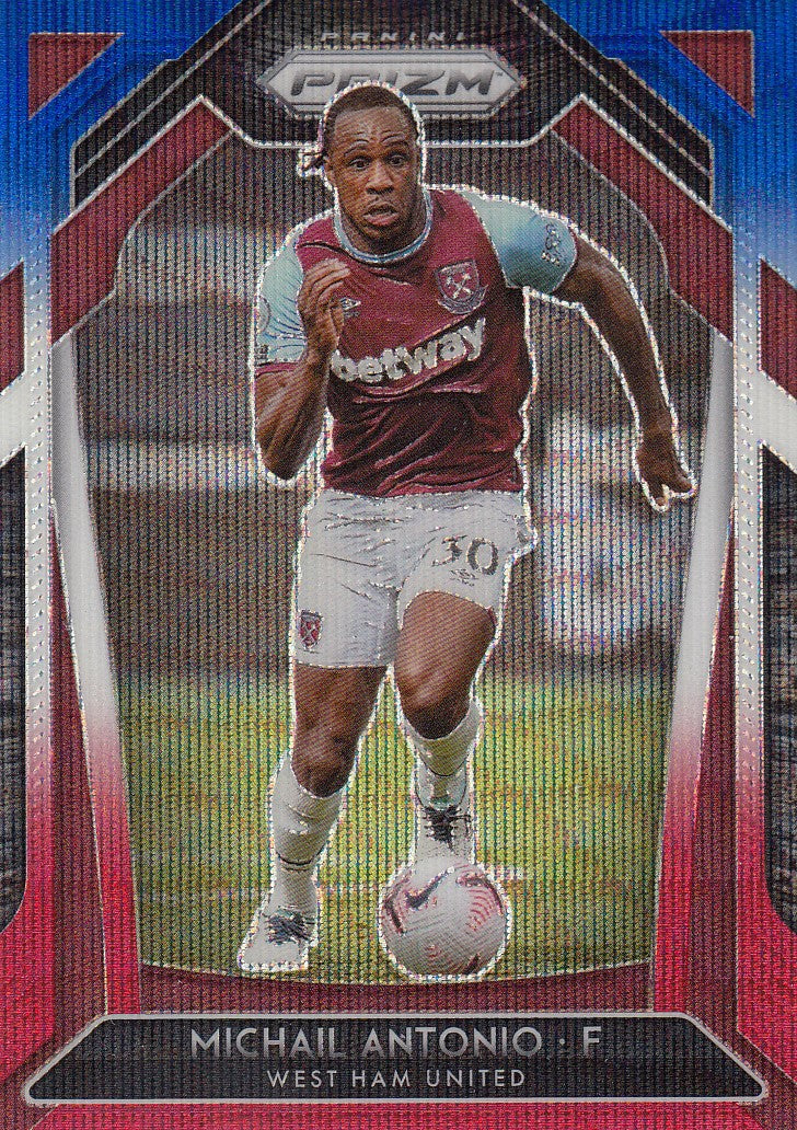 193. MICHAIL ANTONIO - WEST HAM UNITED - RED/WHITE/BLUE PRIZM
