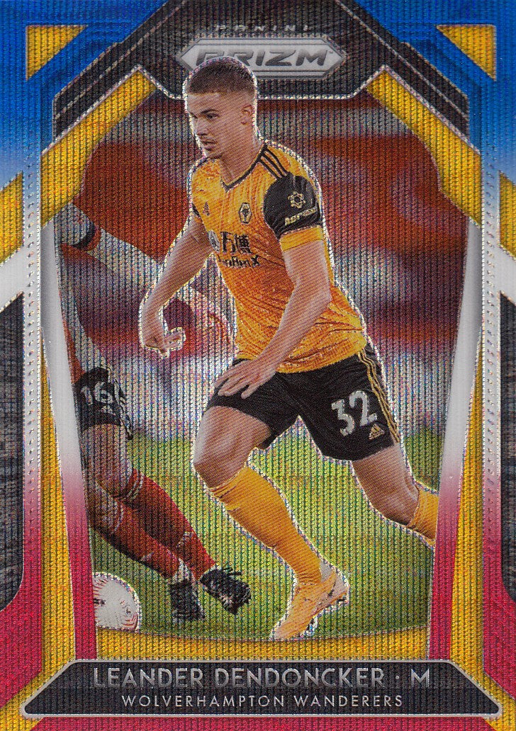 142. LEANDER DENDONCKER - WOLVERHAMPTON - RED/WHITE/BLUE PRIZM