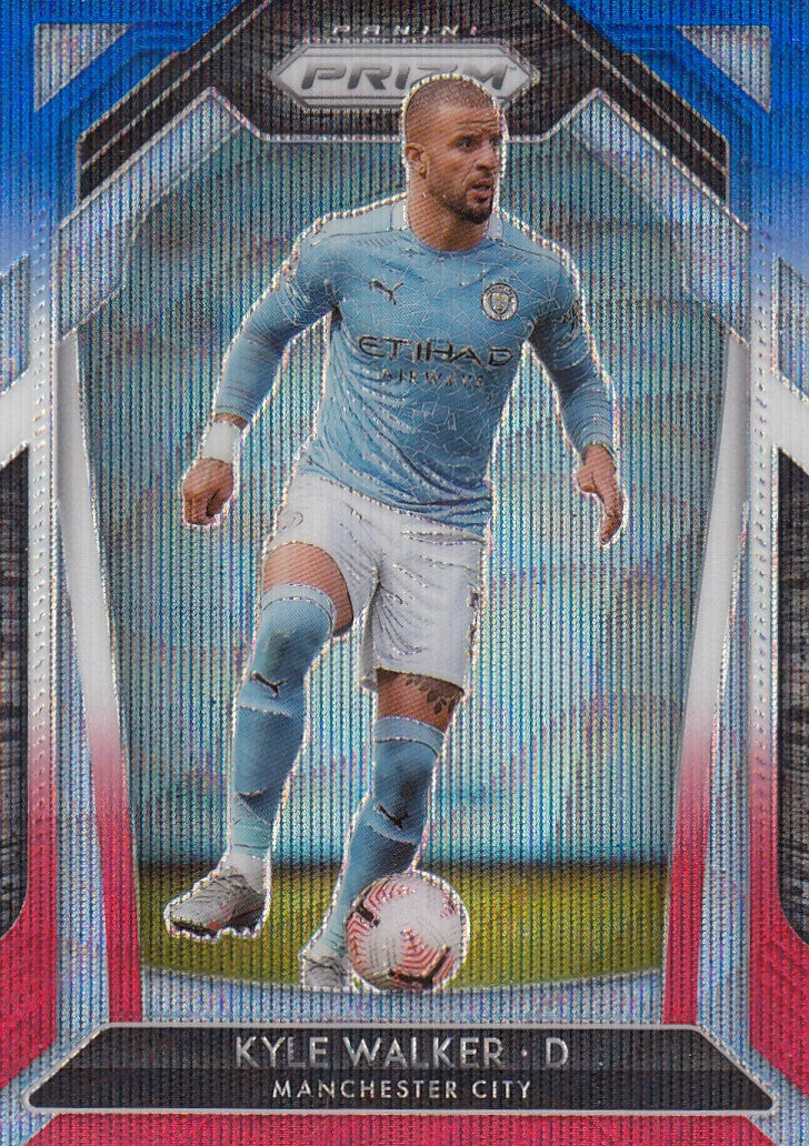 092. KYLE WALKER - MANCHESTER CITY - RED/WHITE/BLUE PRIZM