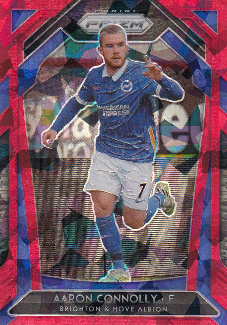 180. AARON CONNOLLY - BRIGHTON & HOVE ALBION - RED ICE PRIZM