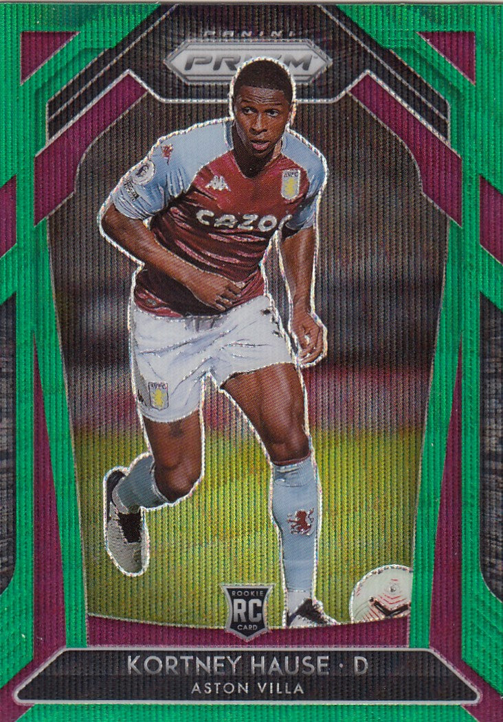 277. KORTNEY HAUSE - ASTON VILLA - ROOKIE - GREEN WAVE PRIZM
