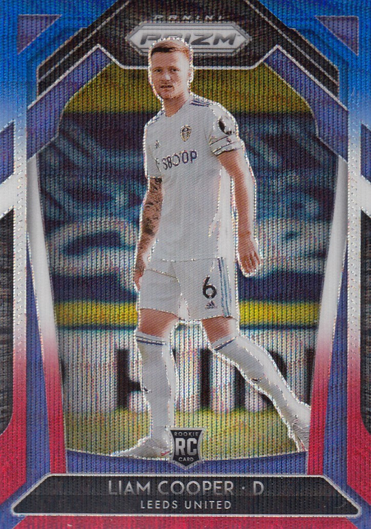 197. LIAM COOPER - LEEDS UNITED - ROOKIE - RED/WHITE/BLUE PRIZM