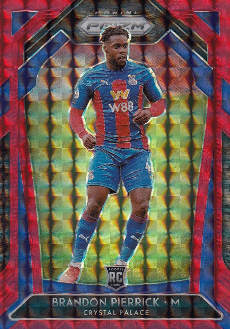 #159. RED MOSAIC PRIZM - 073. BRANDON PIERRICK - CRYSTAL PALACE - ROOKIE - CARD 36 OF 159