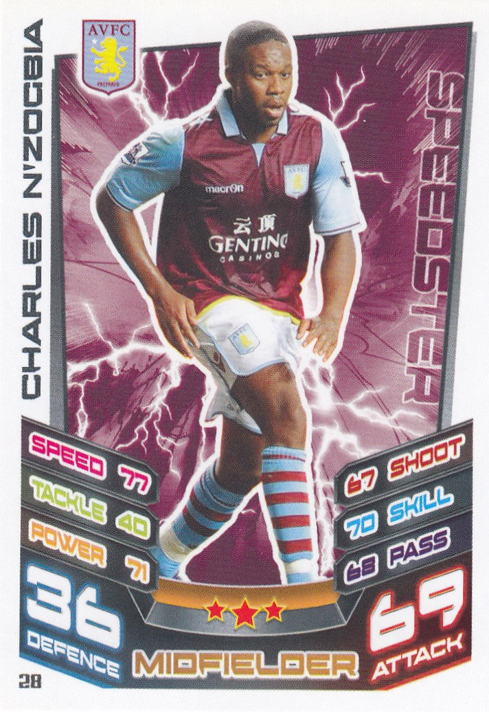 028. CHARLES N’ZOGBIA - ASTON VILLA - SPEEDSTER