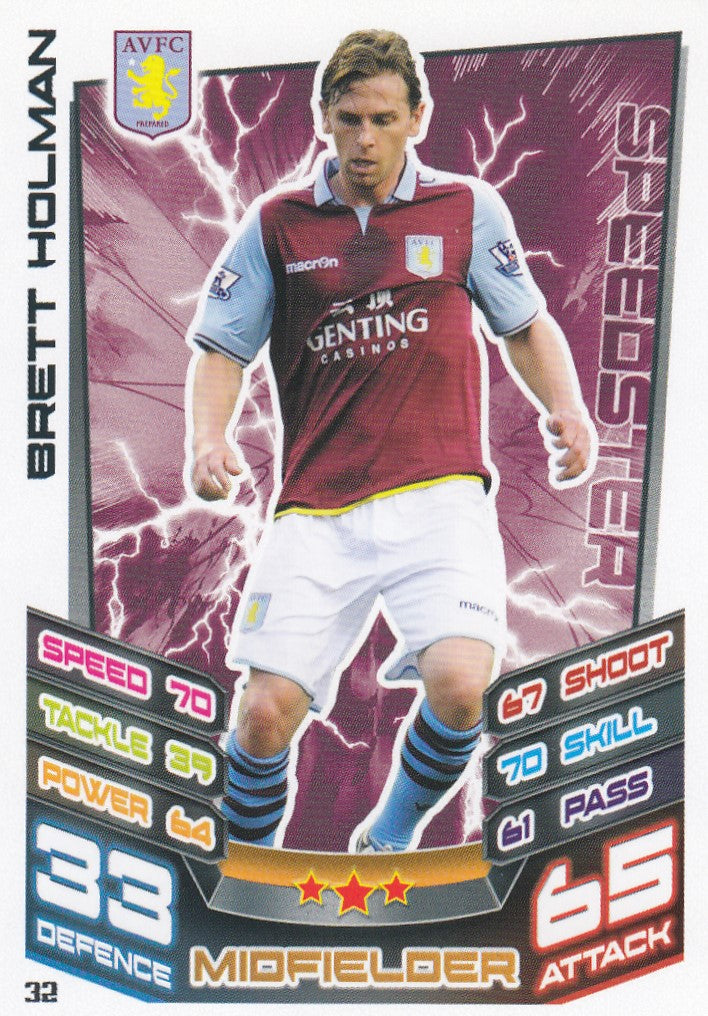 032. BRETT HOLMAN - ASTON VILLA - SPEEDSTER