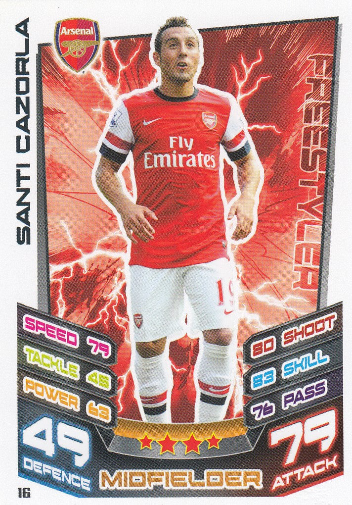 016. SANTI CAZORLA - ARSENAL - FREESTYLER