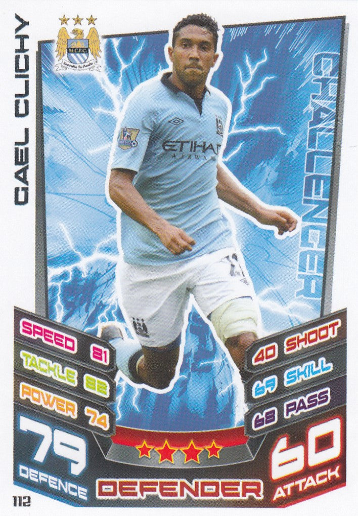 112. GAEL CLICHY - MANCHESTER CITY - CHALLENGER