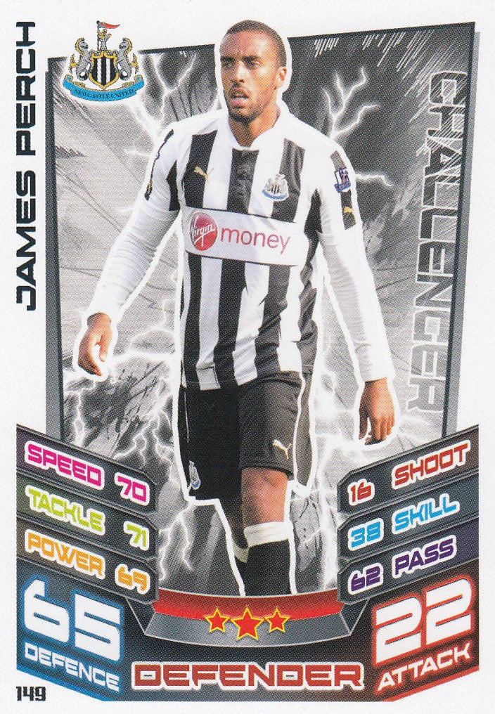 149. JAMES PERCH - NEWCASTLE UNITED - CHALLENGER