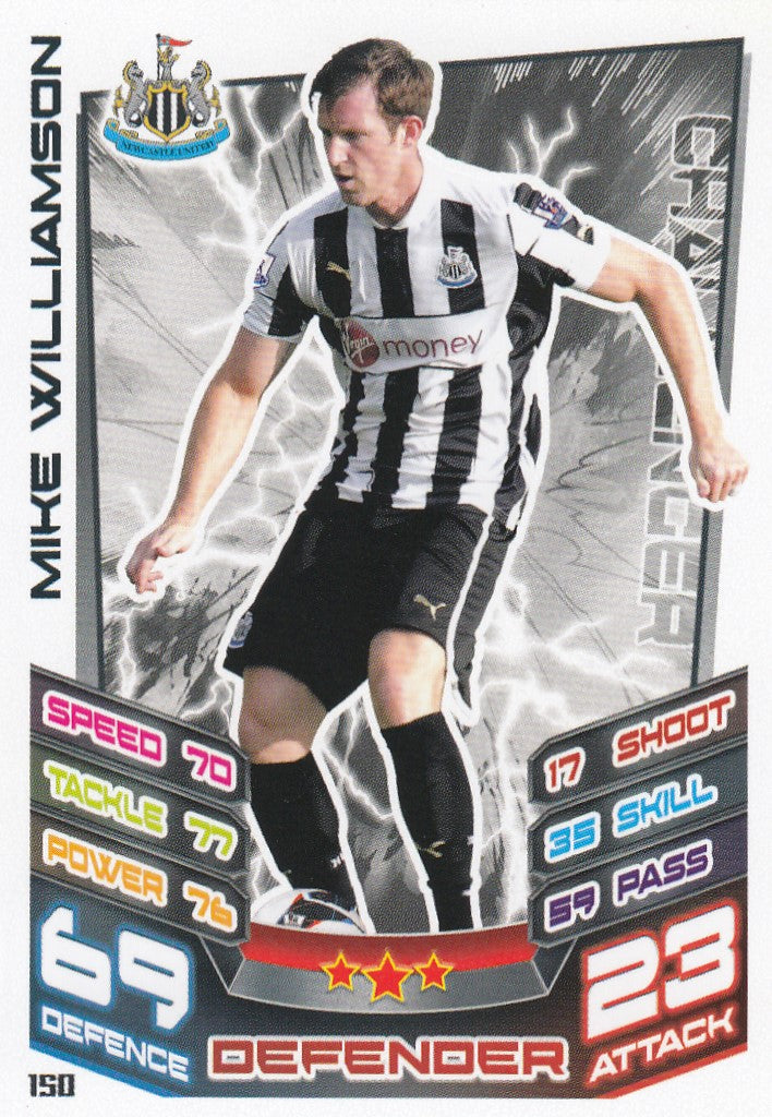 150. MIKE WILLIAMSON - NEWCASTLE UNITED - CHALLENGER