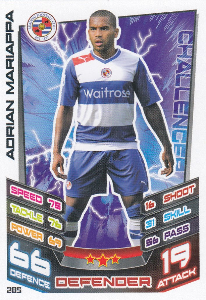 205. ADRIAN MARIAPPA - READING FC - CHALLENGER