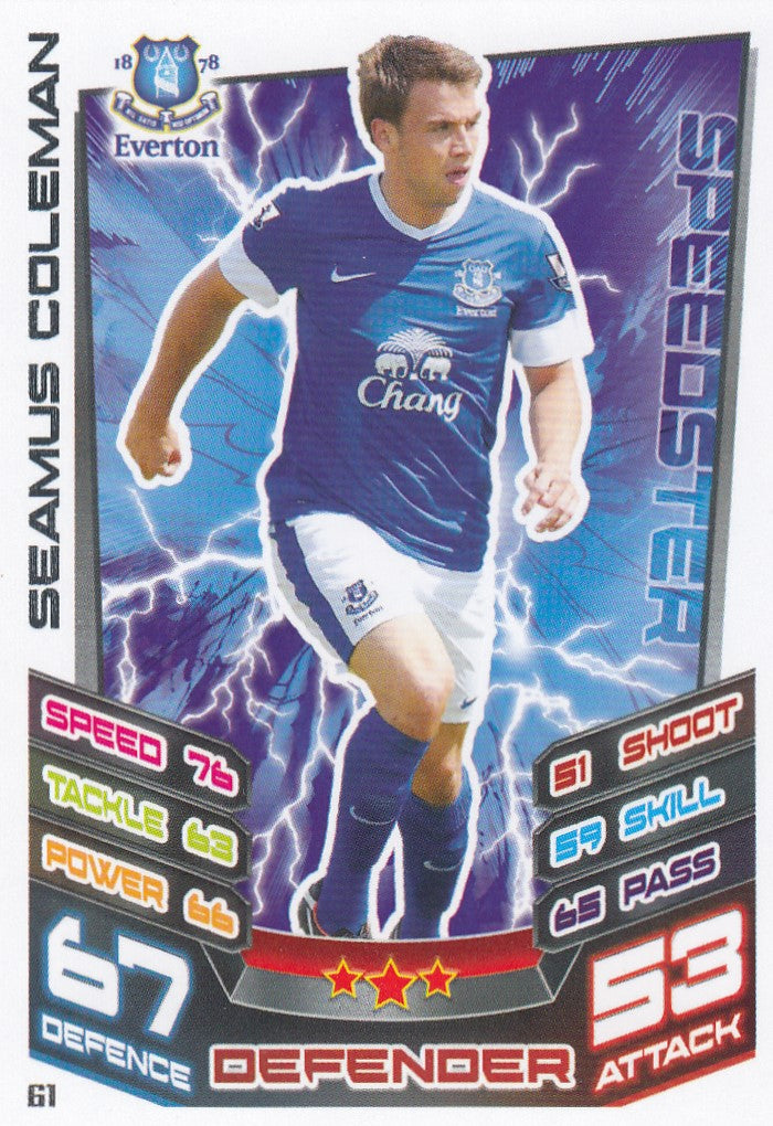 061. SEAMUS COLEMAN - EVERTON - SPEEDSTER