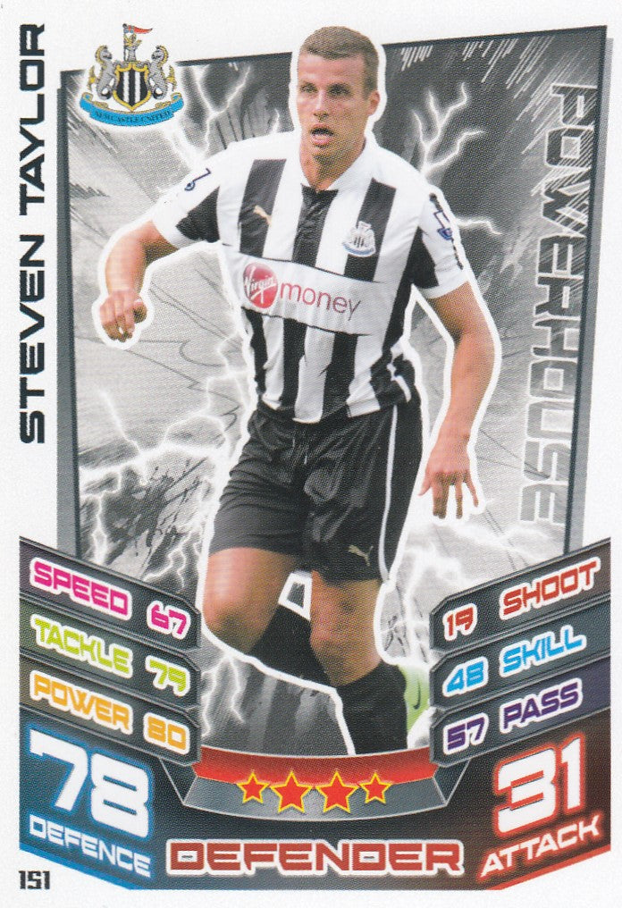 151. STEVEN TAYLOR - NEWCASTLE UNITED - POWERHOUSE