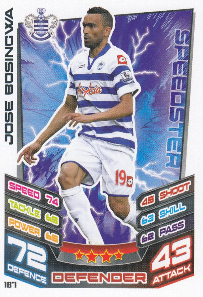 187. JOSE BOSINGWA - QUEENS PARK RANGERS - SPEEDSTER