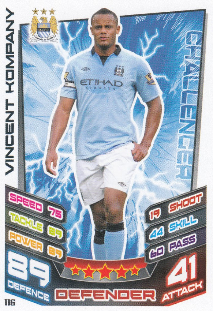 116. VINCENT KOMPANY - MANCHESTER CITY - CHALLENGER