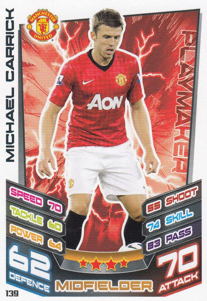 139. MICHAEL CARRICK - MANCHESTER UNITED - PLAYMAKER