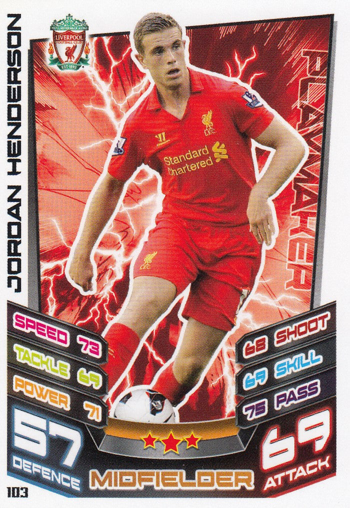 103. JORDAN HENDERSON - LIVERPOOL - PLAYMAKER