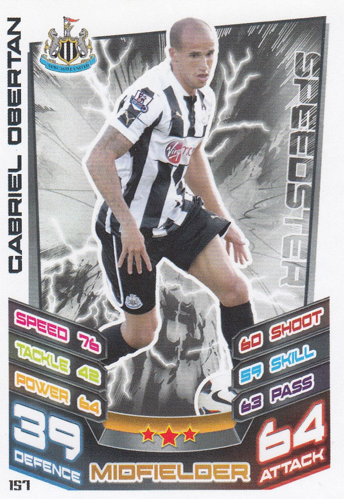 157. GABRIEL OBERTAN - NEWCASTLE UNITED - SPEEDSTER