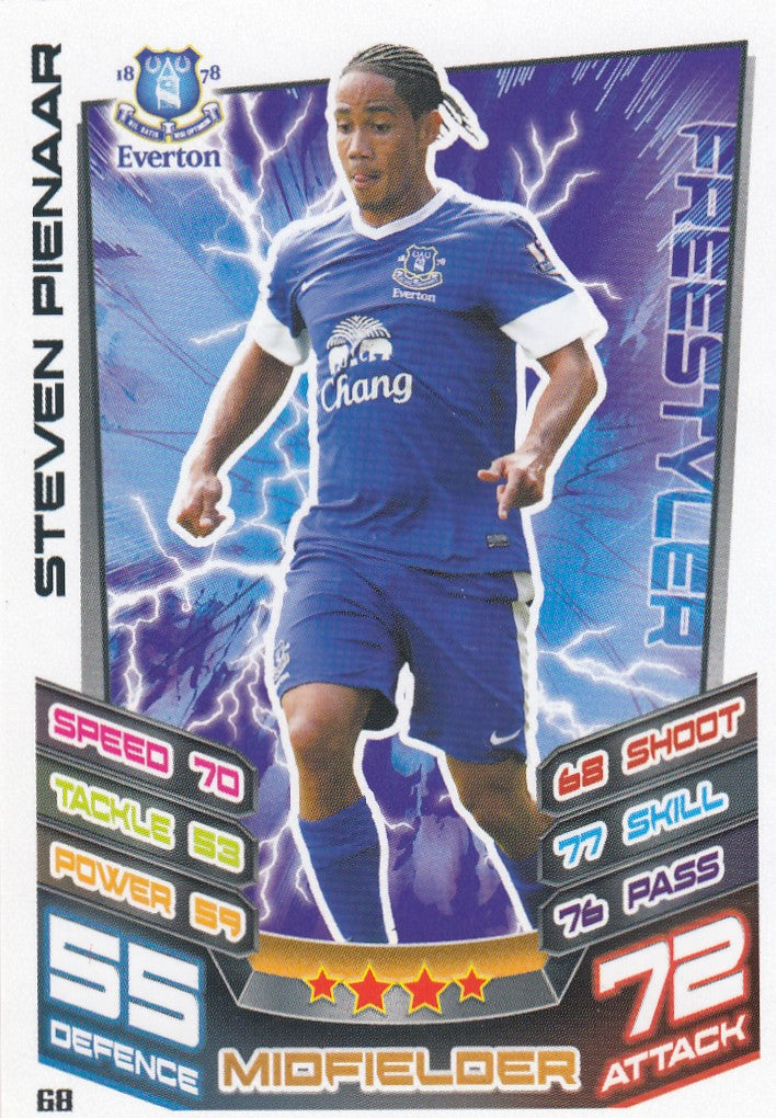 068. STEVEN PIENAAR - EVERTON - FREESTYLER