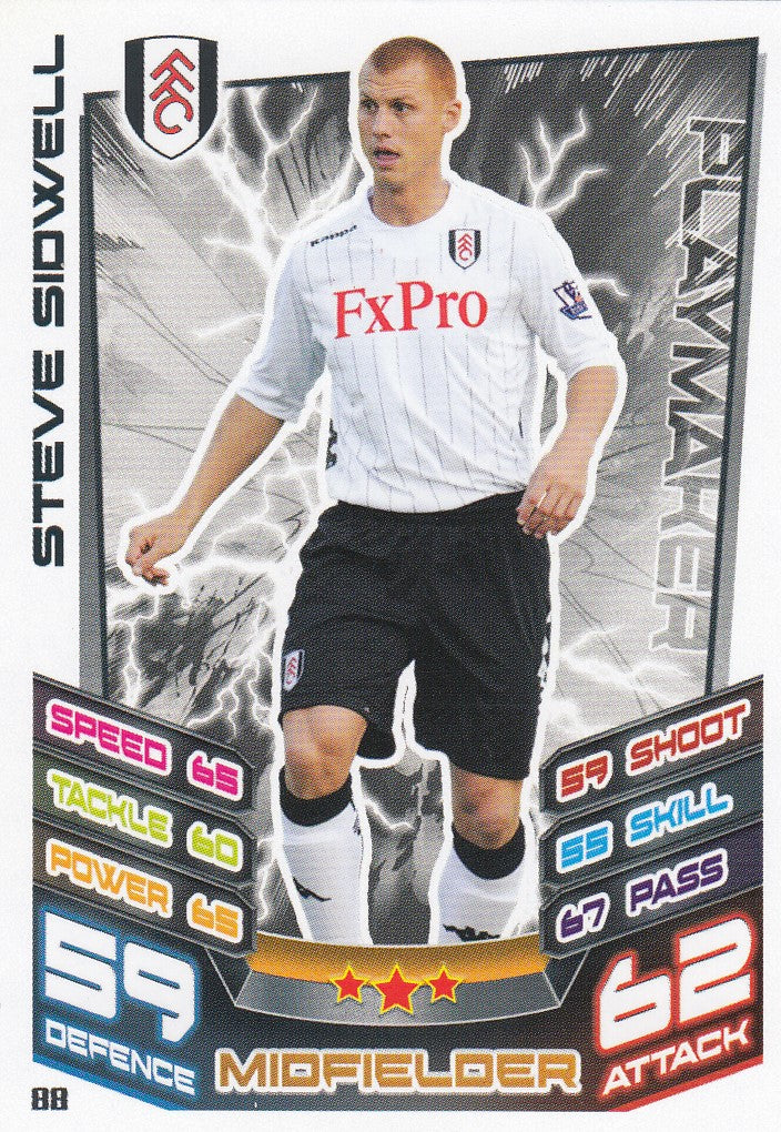 088. STEVE SIDWELL - FULHAM - PLAYMAKER