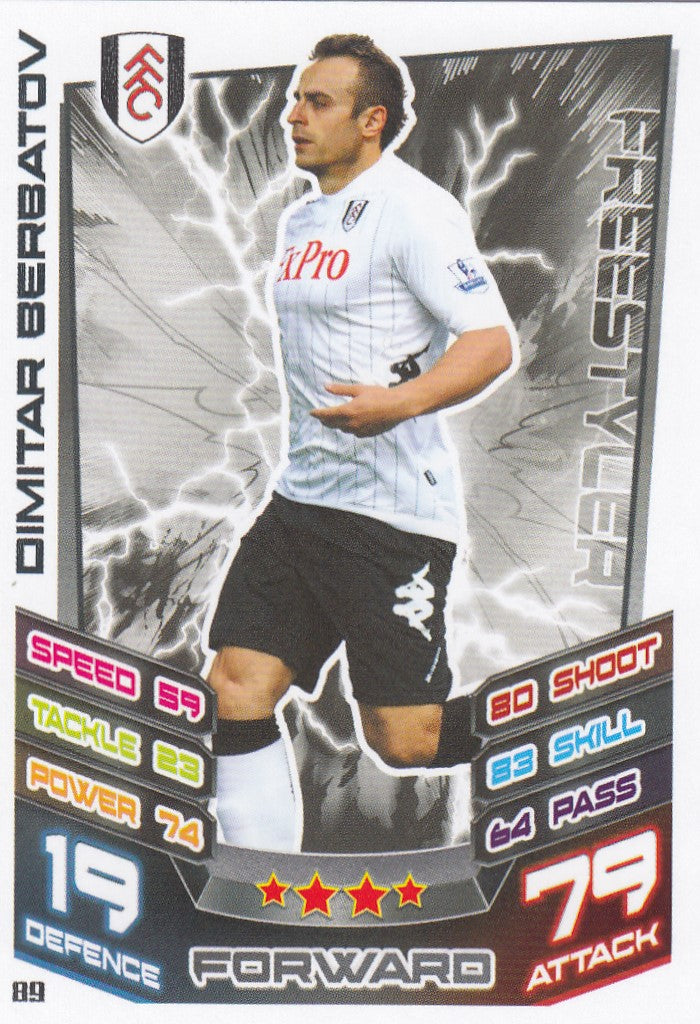 089. DIMITAR BERBATOV - FULHAM - FREESTYLER