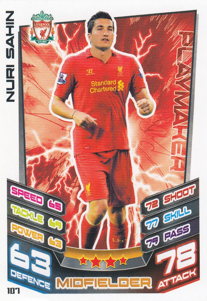 107. NURI SAHIN - LIVERPOOL - PLAYMAKER