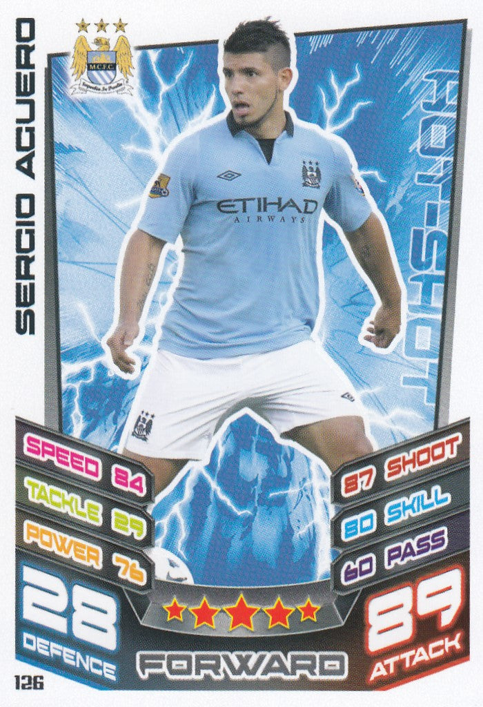 126. SERGIO AGUERO - MANCHESTER CITY - HOT-SHOT