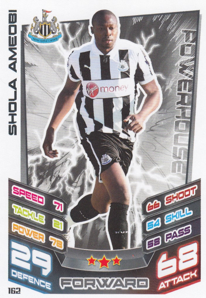 162. SHOLA AMEOBI - NEWCASTLE UNITED - POWERHOUSE