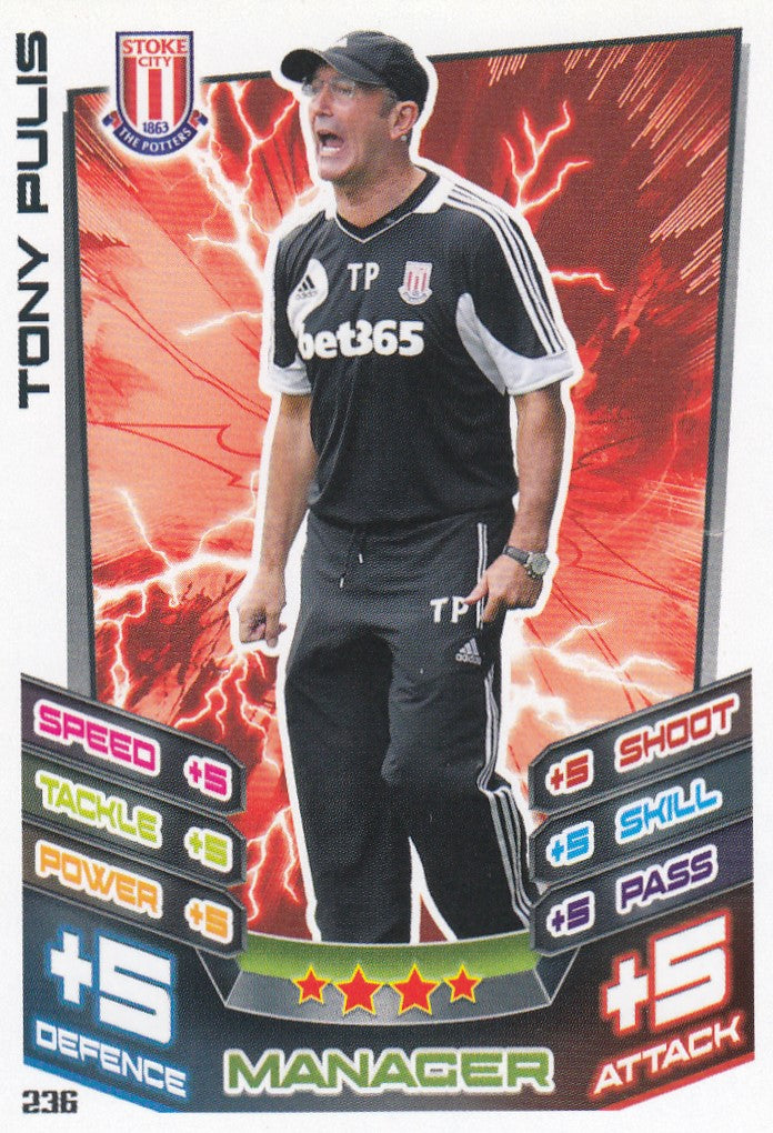 236 TONY PULIS - STOKE CITY - MANAGER