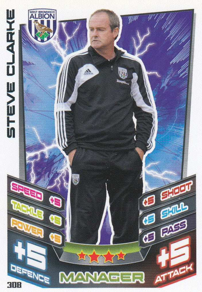 308. STEVE CLARKE - WEST BROMWICH ALBION - MANAGER