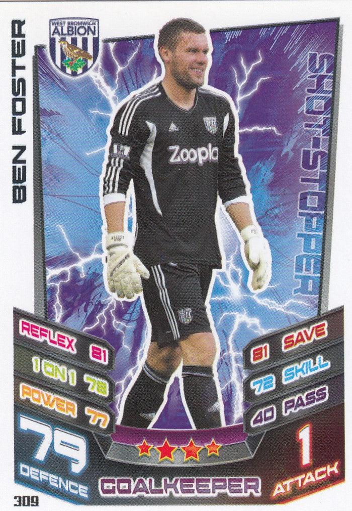 309. BEN FOSTER - WEST BROMWICH ALBION - SHOT-STOPPER