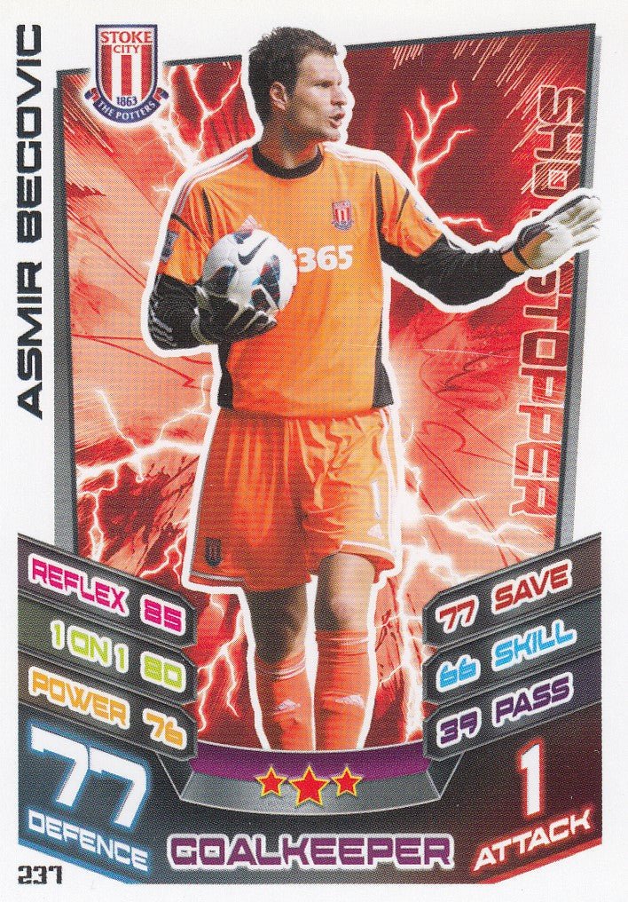 237. ASMIR BEGOVIC - STOKE CITY - SHOT-STOPPER