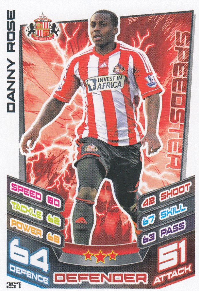 257. DANNY ROSE - SUNDERLAND - SPEEDSTER