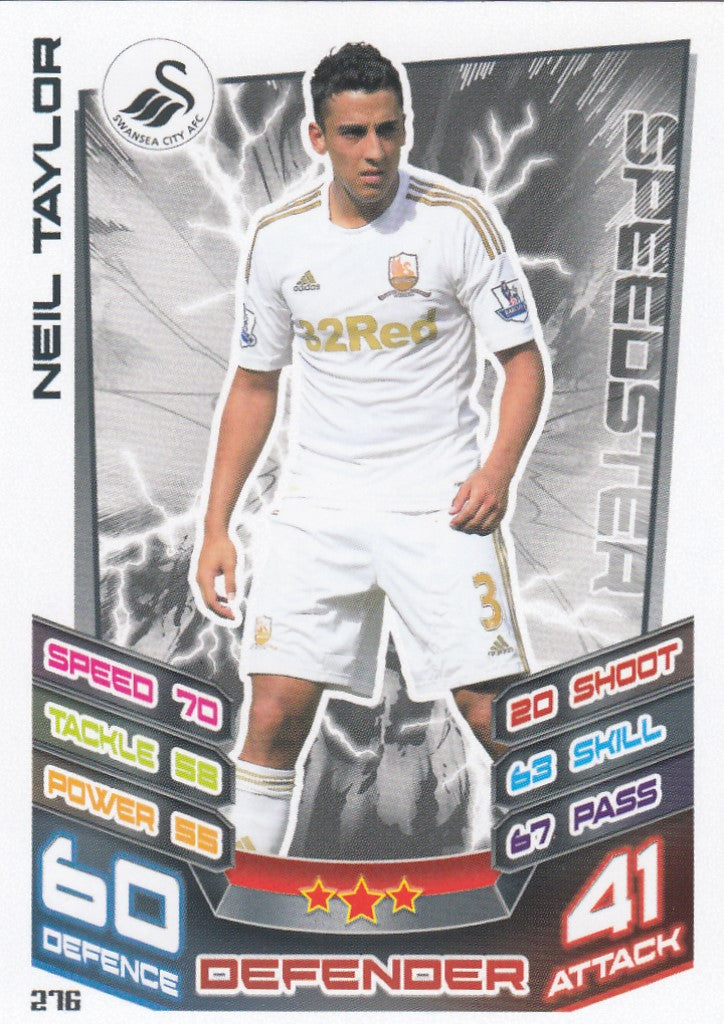 276. NEIL TAYLOR - SWANSEA CITY - SPEEDSTER