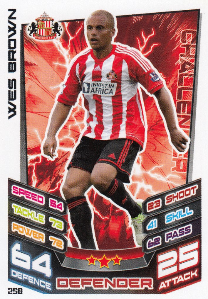 258. WES BROWN - SUNDERLAND - CHALLENGER