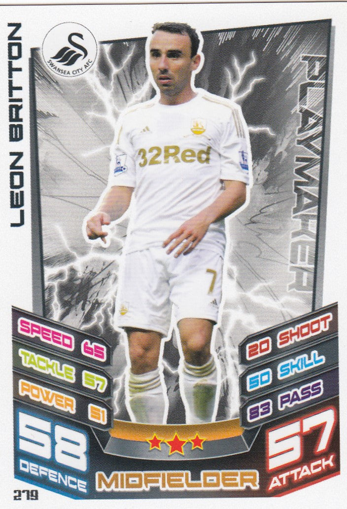 279. LEON BRITTON - SWANSEA CITY - PLAYMAKER