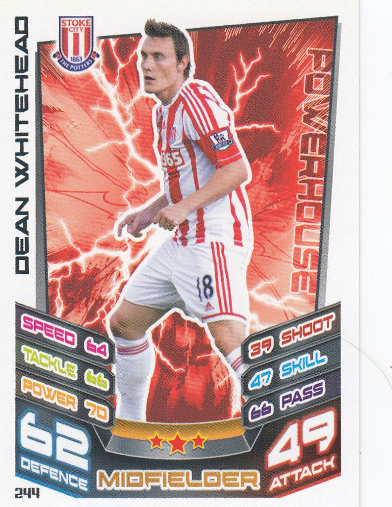 244. DEAN WHITEHEAD - STOKE CITY - POWERHOUSE